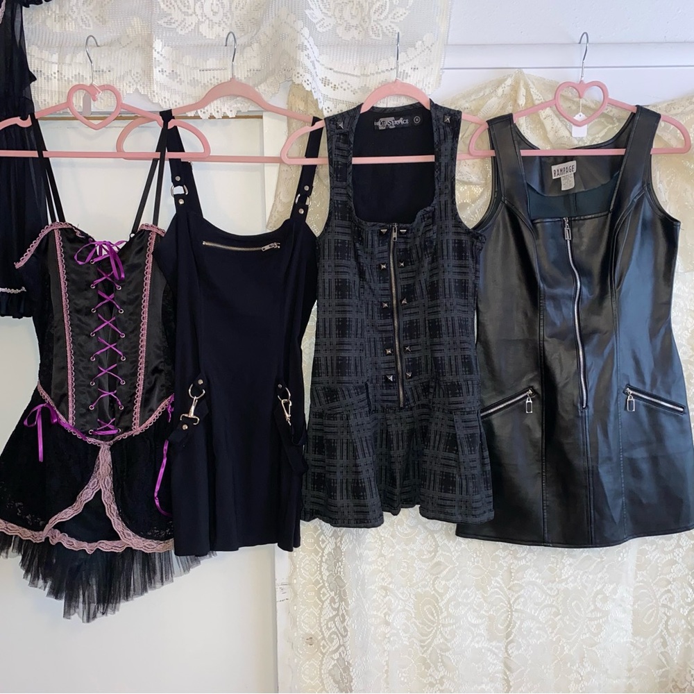 Black and Purple Gothic Dress Collection